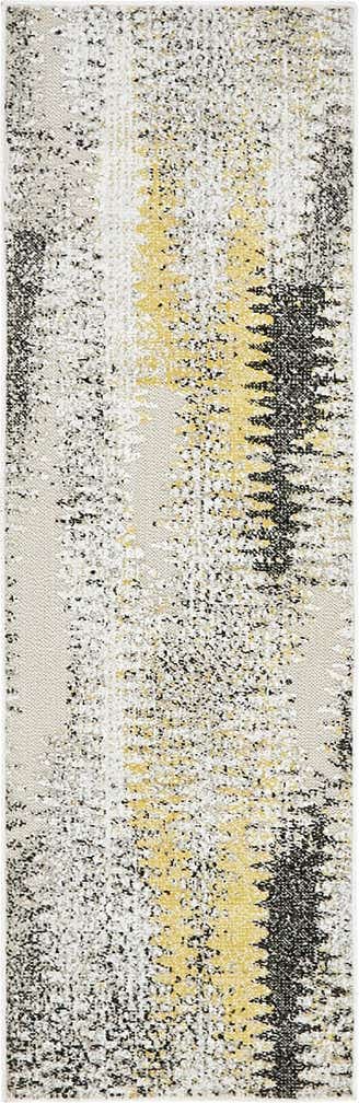 2' x 6' Easy-Clean Modern Indoor / Outdoor Runner Rug