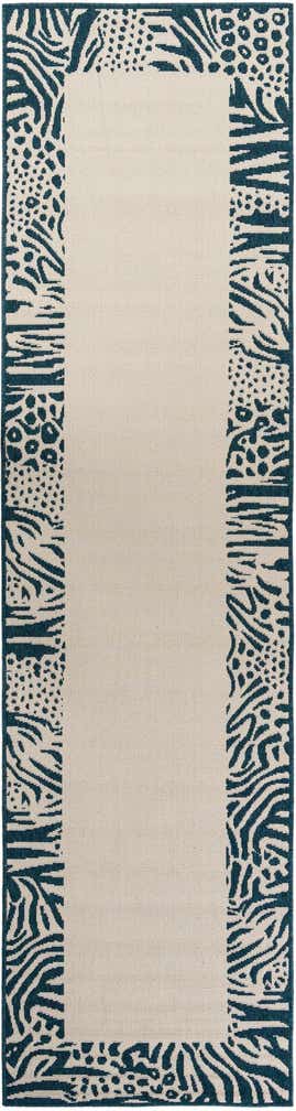 2' 7 x 10' Easy-Clean Safari Indoor / Outdoor Runner Rug
