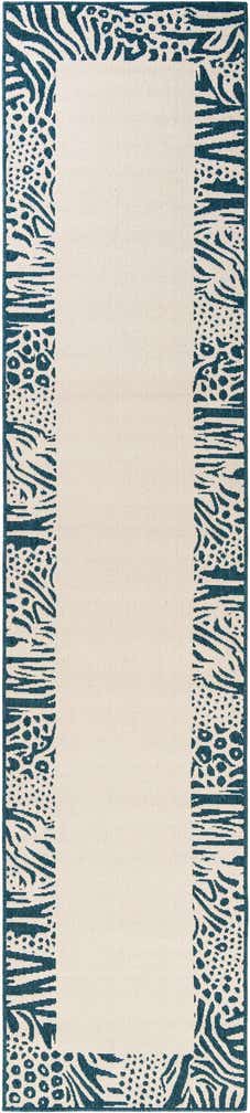 2' 7 x 12' Easy-Clean Safari Indoor / Outdoor Runner Rug