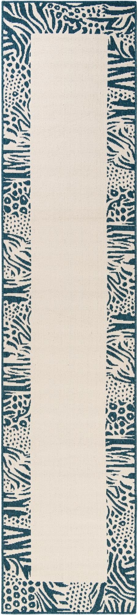 2' 7 x 12'  Washable Safari Indoor / Outdoor Runner Rug