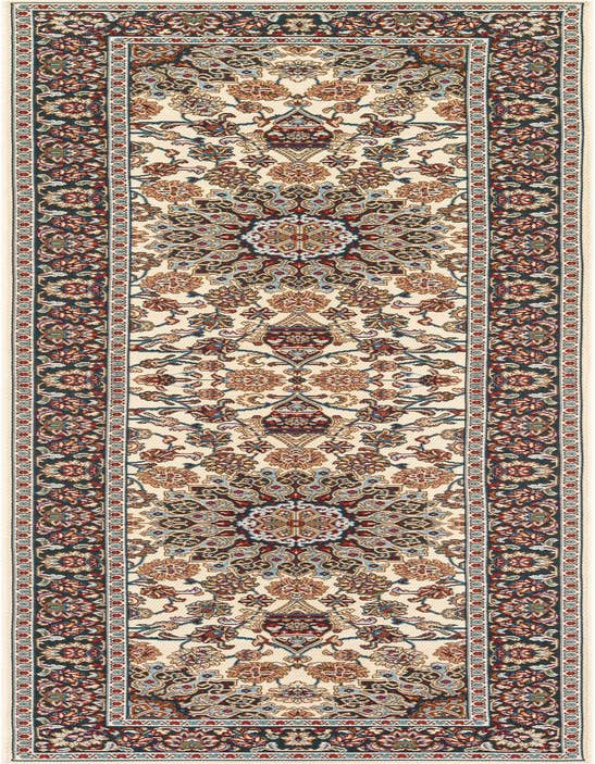 Detail image of 2' 7 x 10' Easy-Clean Traditional Indoor / Outdoor Runner Rug