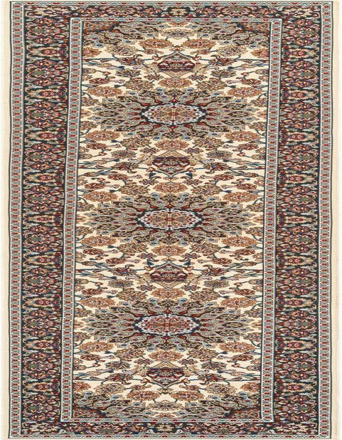 Detail image of 2' 7 x 12' Easy-Clean Traditional Indoor / Outdoor Runner Rug