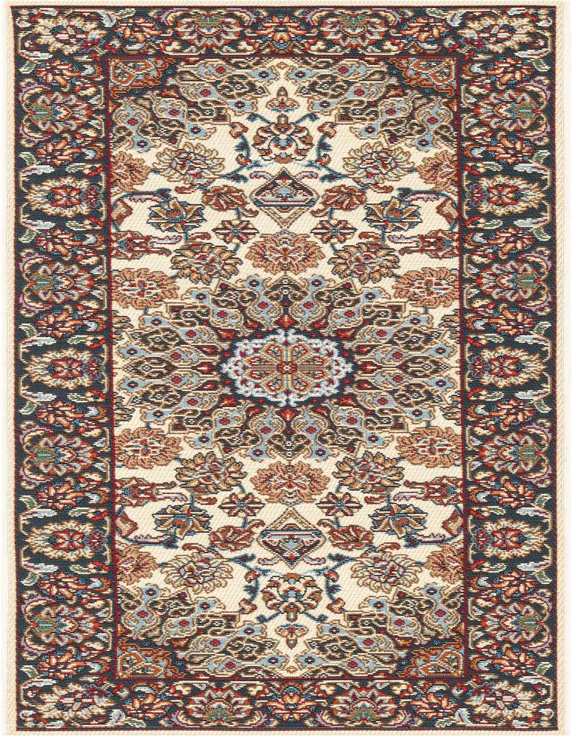 2' x 5' 1 Easy-Clean Traditional Indoor / Outdoor Runner Rug