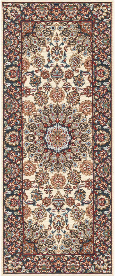 Detail image of 2' x 5' 1 Easy-Clean Traditional Indoor / Outdoor Runner Rug