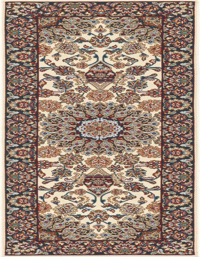 Detail image of 2' x 6' 1 Easy-Clean Traditional Indoor / Outdoor Runner Rug