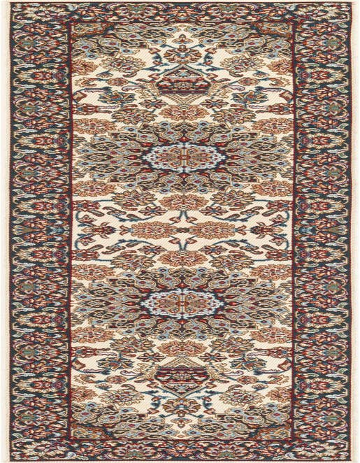 Detail image of 2' x 8' Easy-Clean Traditional Indoor / Outdoor Runner Rug