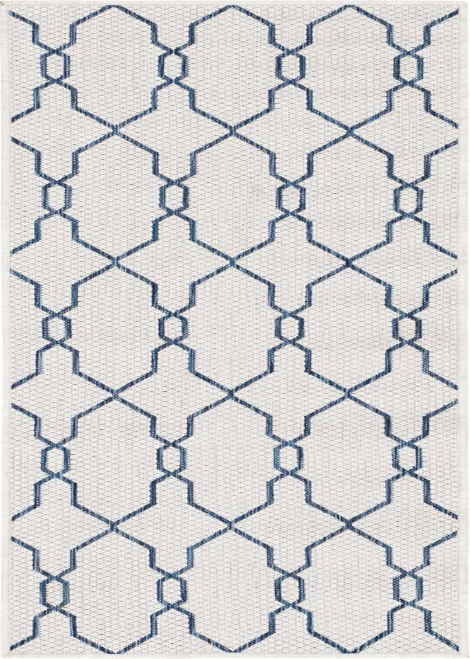 2' x 6' Easy-Clean Trellis Indoor / Outdoor Runner Rug