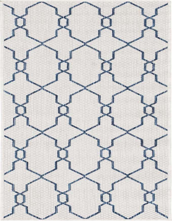 2' x 6' Easy-Clean Trellis Indoor / Outdoor Runner Rug