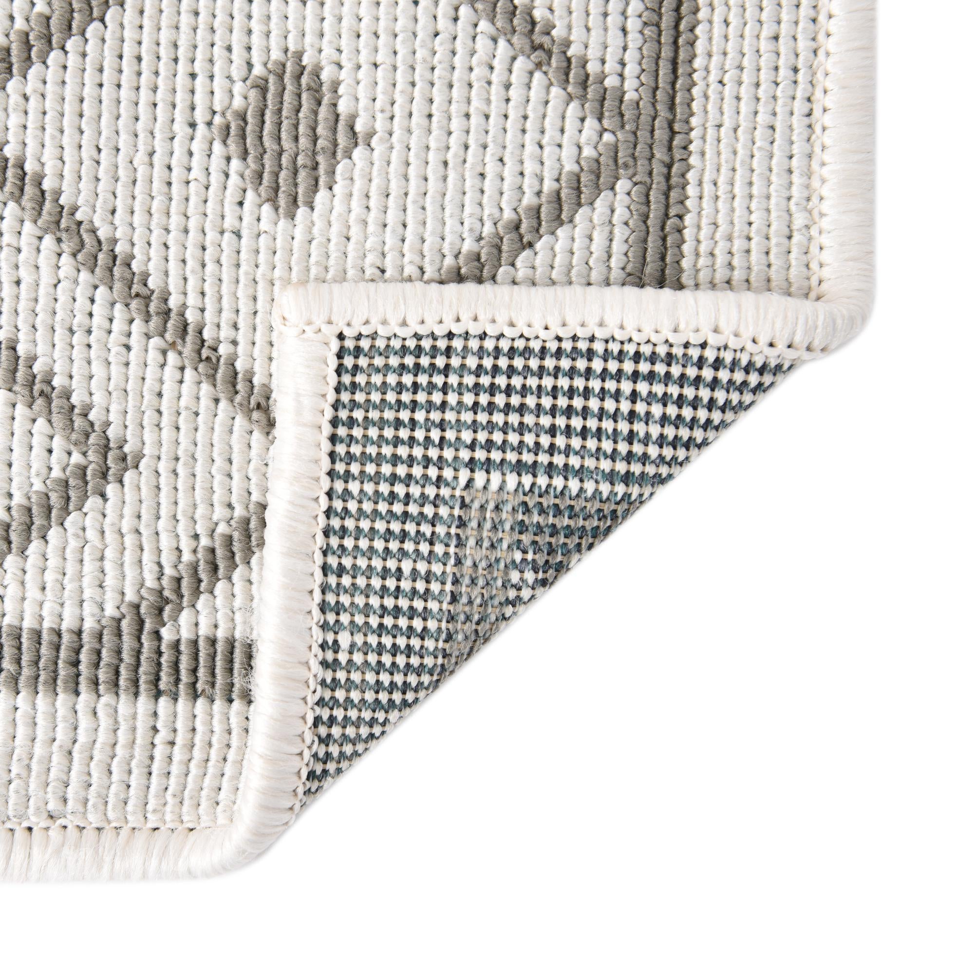 2' x 8' Easy-Clean Trellis Indoor / Outdoor Runner Rug