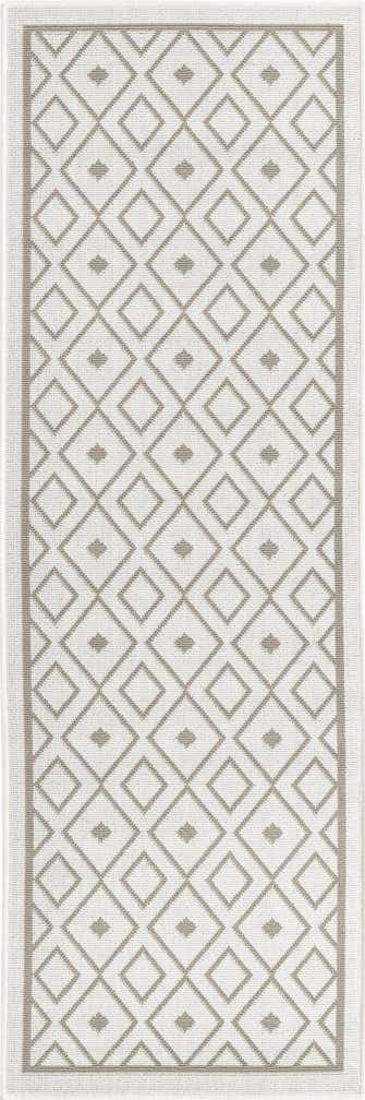 2' x 6' Easy-Clean Trellis Indoor / Outdoor Runner Rug