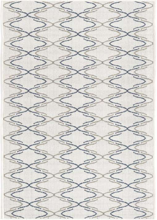 2' x 8' Easy-Clean Trellis Indoor / Outdoor Runner Rug
