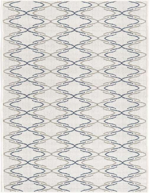 2' x 8' Easy-Clean Trellis Indoor / Outdoor Runner Rug
