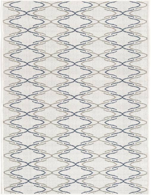 Detail image of 2' x 8' Easy-Clean Trellis Indoor / Outdoor Runner Rug