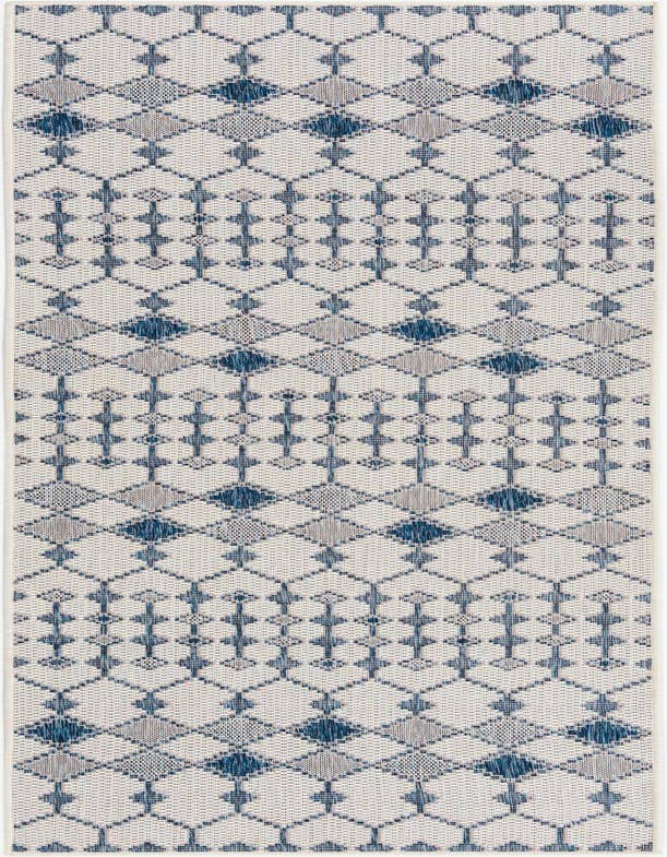 Detail image of 2' 7 x 10' Easy-Clean Trellis Indoor / Outdoor Runner Rug