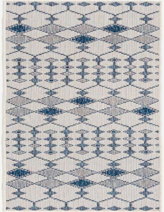 2' x 8' Easy-Clean Trellis Indoor / Outdoor Runner Rug