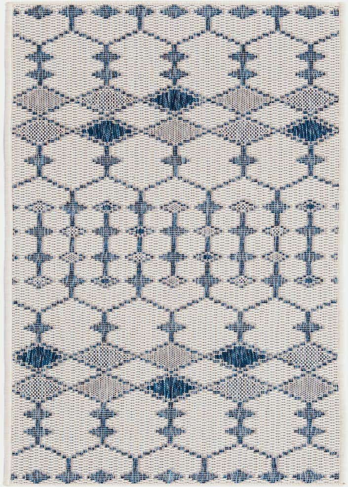 2' x 6' Easy-Clean Trellis Indoor / Outdoor Runner Rug