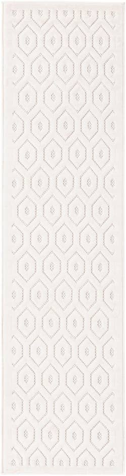 Detail image of 2' x 8' Easy-Clean Trellis Textured Indoor / Outdoor Runner Rug