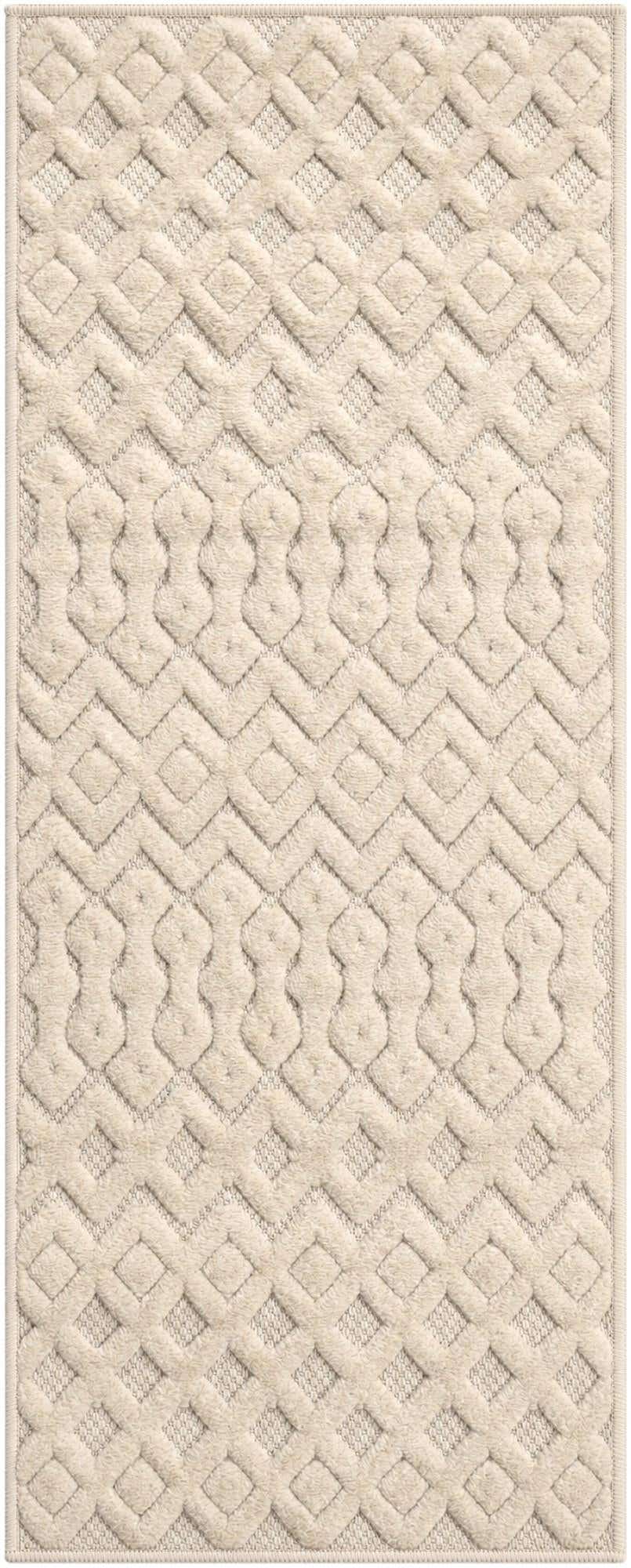 60cm x 155cm Fácil de limpiar Trellis Textured Alfombra Comprar todos los estilos Pasillera