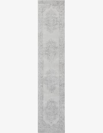 Ivory Oxford Runner Rug