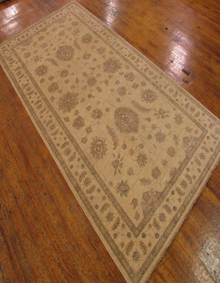 Detail image of 5' x 10' Hand Knotted Peshawar Ziegler Oriental Runner Rug