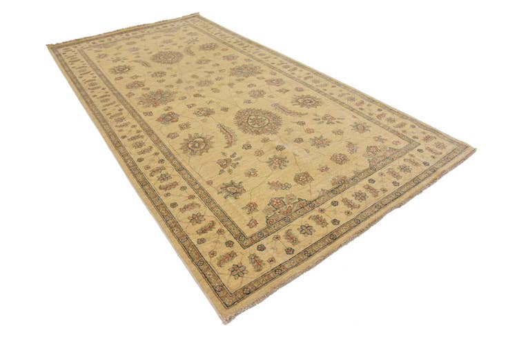 Detail image of 5' x 10' Hand Knotted Peshawar Ziegler Oriental Runner Rug