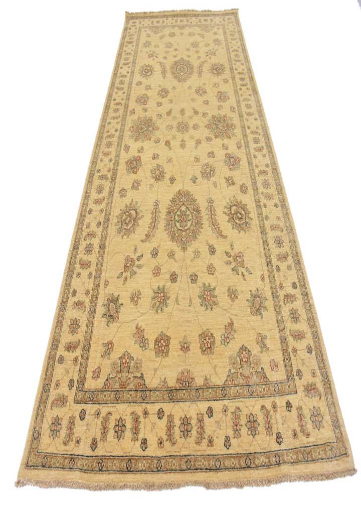 5' x 10' Hand Knotted Peshawar Ziegler Oriental Runner Rug