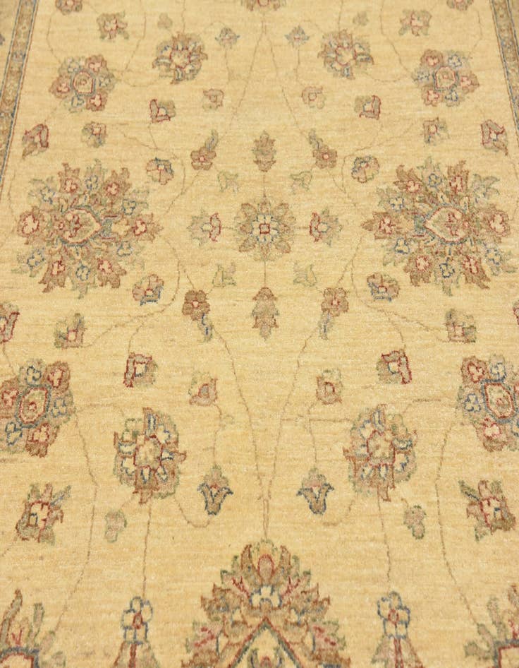 Detail image of 5' x 10' Hand Knotted Peshawar Ziegler Oriental Runner Rug