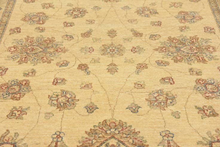 Detail image of 5' x 10' Hand Knotted Peshawar Ziegler Oriental Runner Rug
