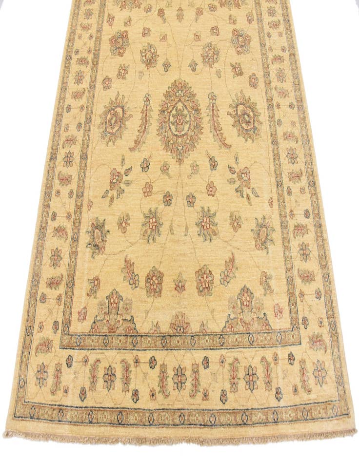 Detail image of 5' x 10' Hand Knotted Peshawar Ziegler Oriental Runner Rug