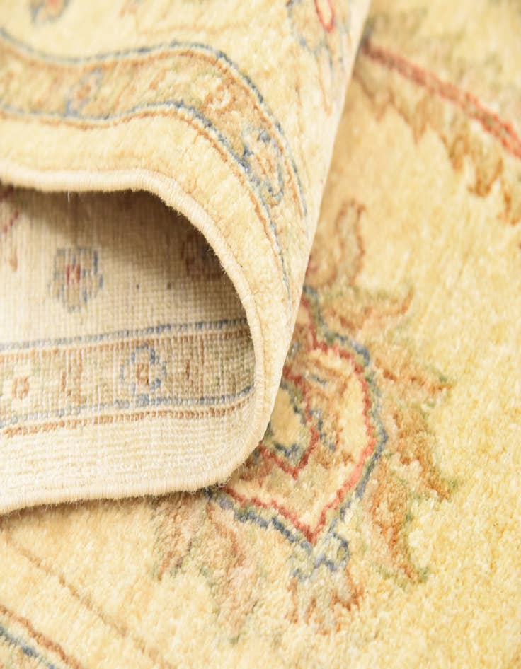 Detail image of 5' x 10' Hand Knotted Peshawar Ziegler Oriental Runner Rug