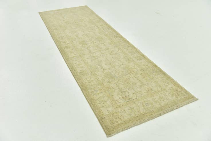 Detail image of 2' 7 x 7' 10 Hand Knotted Peshawar Ziegler Runner Rug