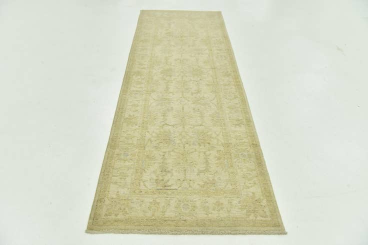 Detail image of 2' 7 x 7' 10 Hand Knotted Peshawar Ziegler Runner Rug