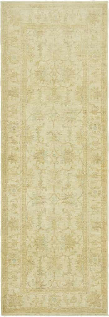 2' 7 x 7' 10 Hand Knotted Peshawar Ziegler Runner Rug