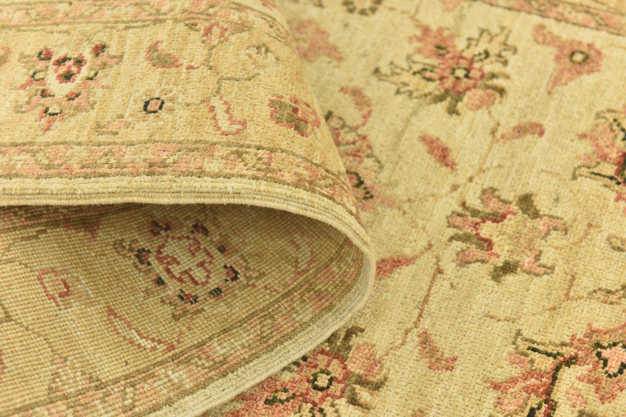 2' 9 x 9' 7 Hand Knotted Peshawar Ziegler Oriental Runner Rug