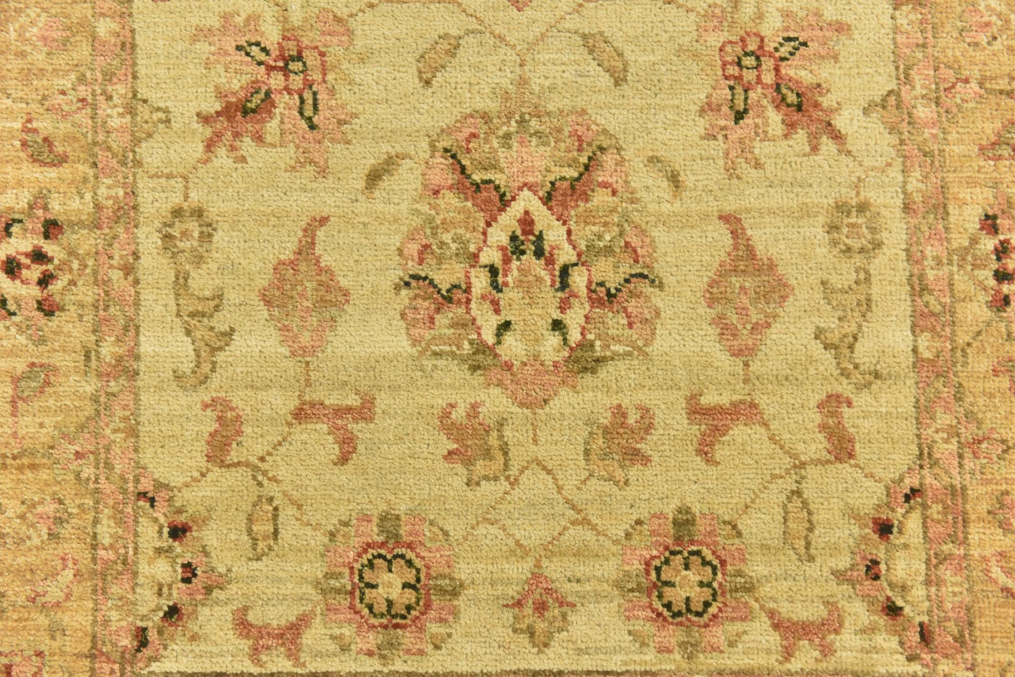 2' 9 x 9' 7 Hand Knotted Peshawar Ziegler Oriental Runner Rug