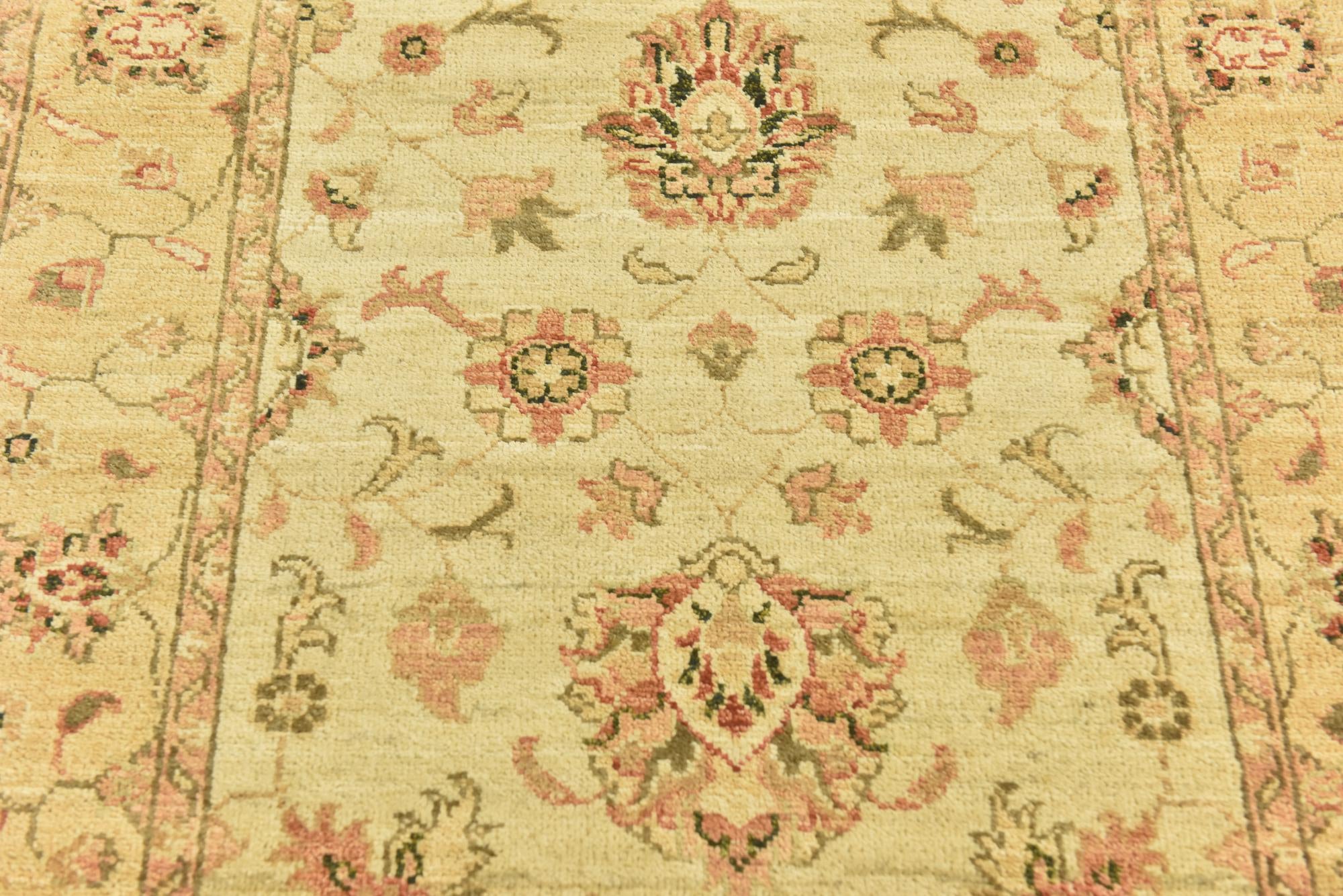 2' 9 x 9' 7 Hand Knotted Peshawar Ziegler Oriental Runner Rug