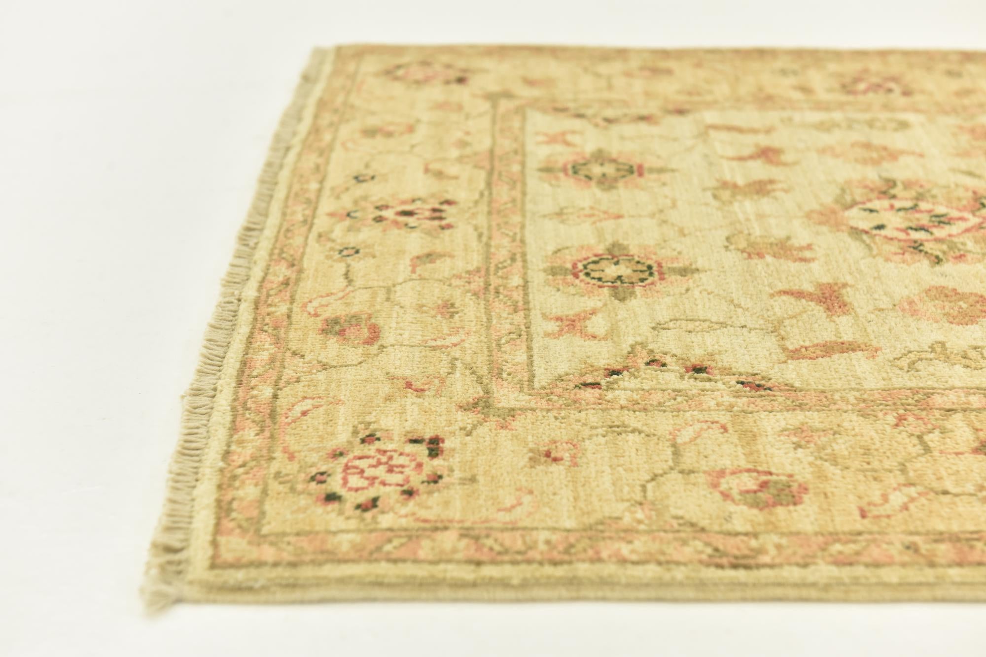 2' 9 x 9' 7 Hand Knotted Peshawar Ziegler Oriental Runner Rug