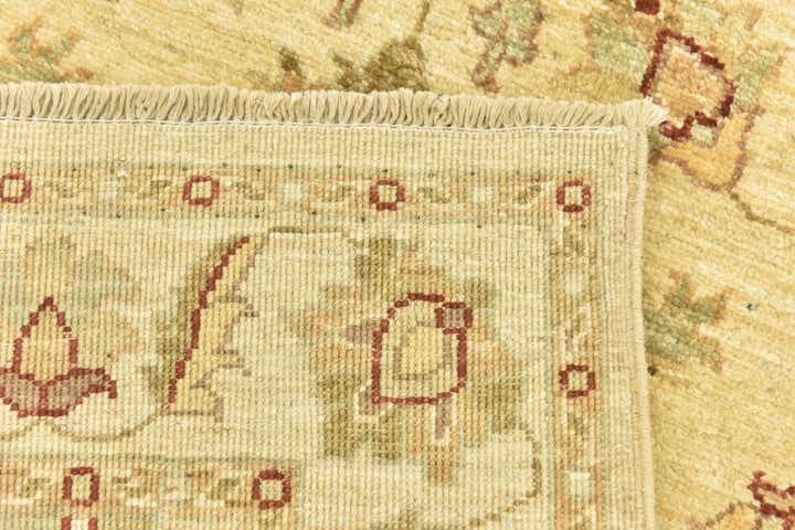 2' 8 x 9' 8 Hand Knotted Peshawar Ziegler Runner Rug