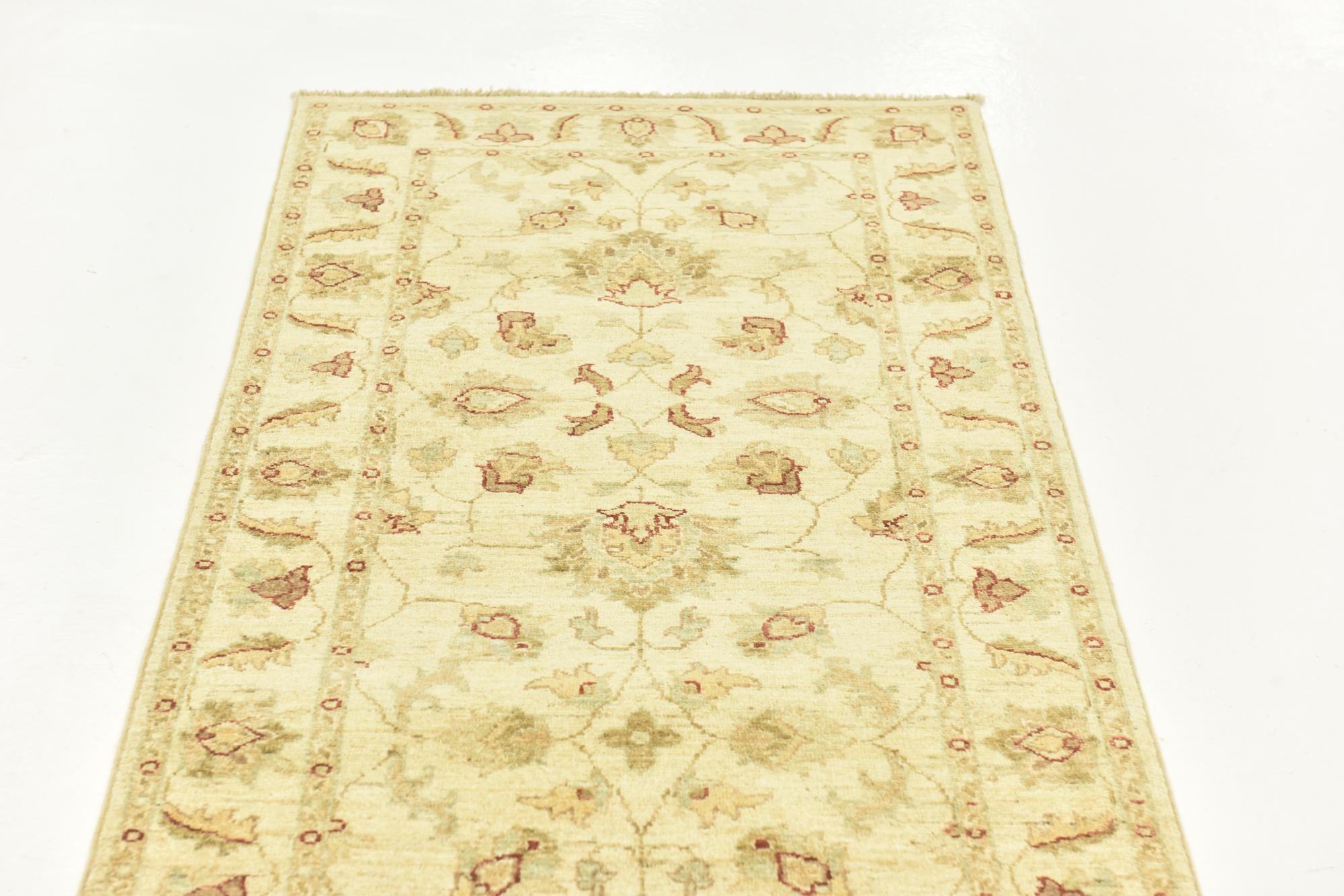2' 8 x 9' 8 Hand Knotted Peshawar Ziegler Runner Rug