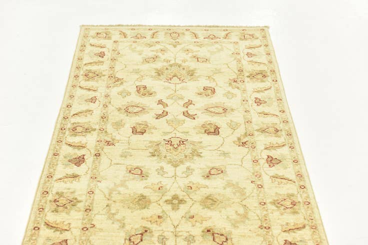 Detail image of 2' 8 x 9' 8 Hand Knotted Peshawar Ziegler Runner Rug