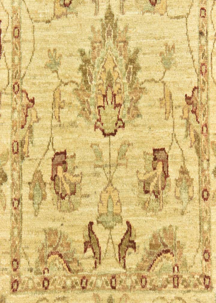 2' 8 x 9' 8 Hand Knotted Peshawar Ziegler Runner Rug