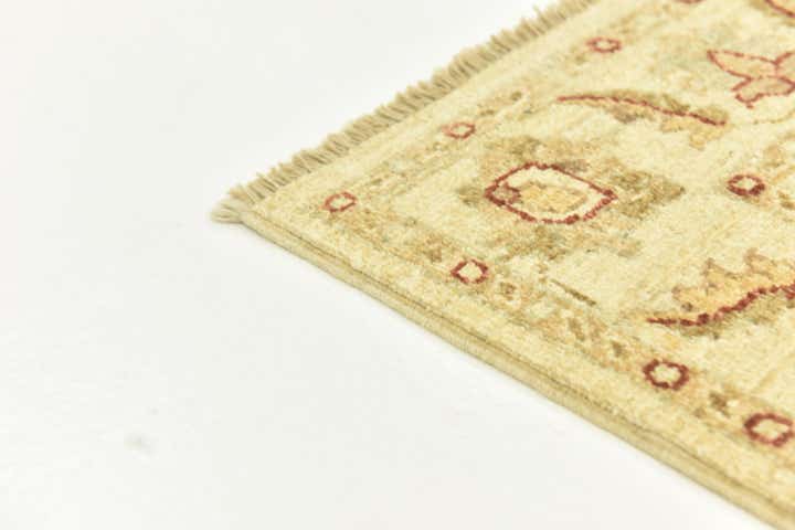 2' 8 x 9' 8 Hand Knotted Peshawar Ziegler Runner Rug