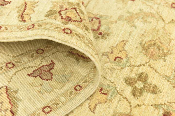 2' 8 x 9' 8 Hand Knotted Peshawar Ziegler Runner Rug