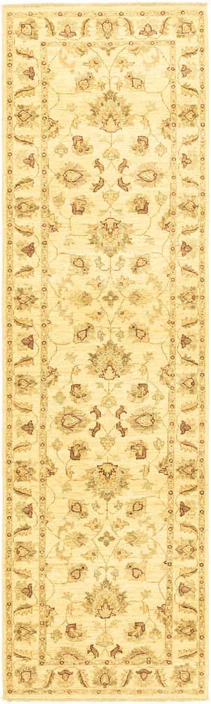 2' 8 x 9' 8 Hand Knotted Peshawar Ziegler Runner Rug