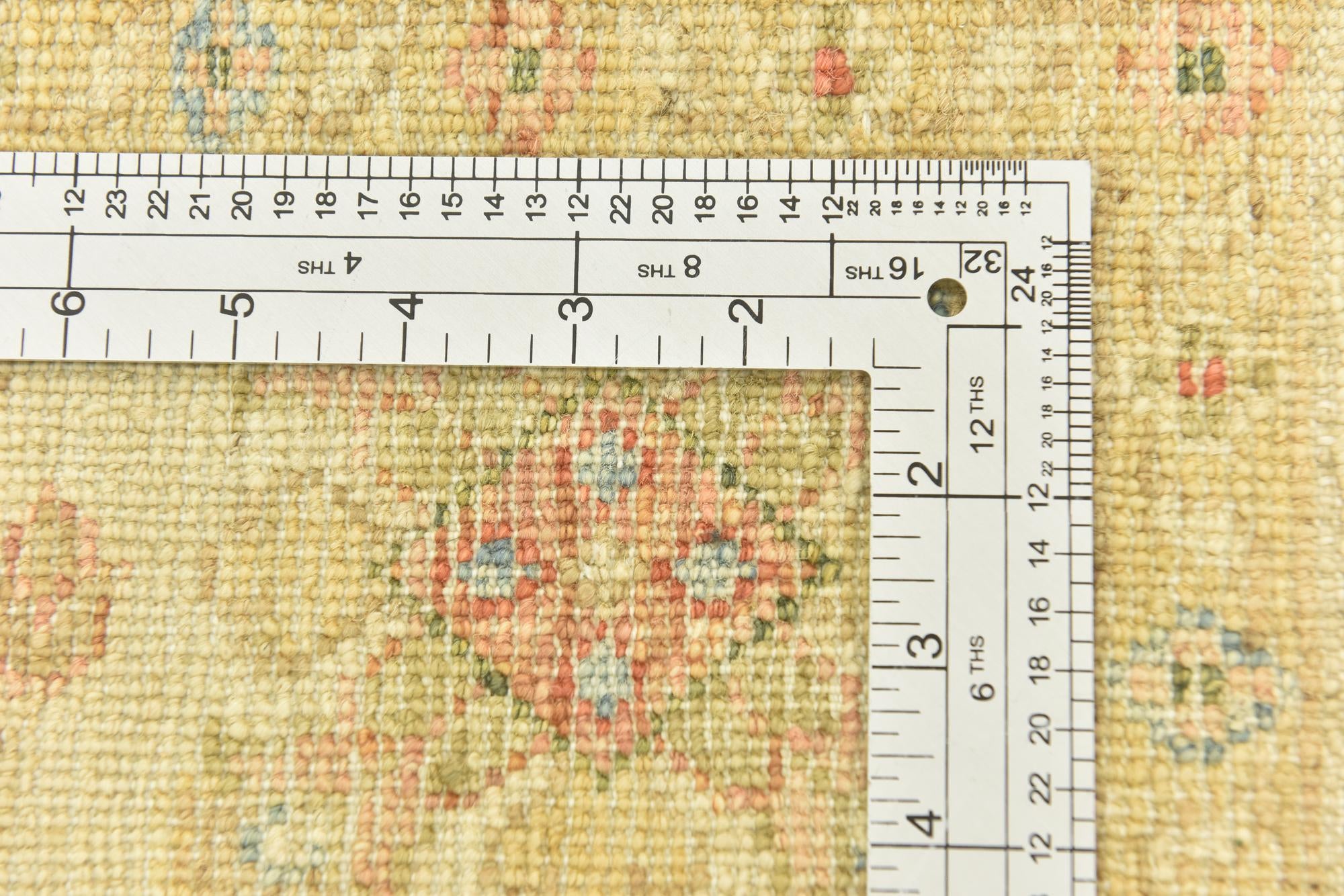 2' 8 x 9' 7 Hand Knotted Peshawar Ziegler Runner Rug