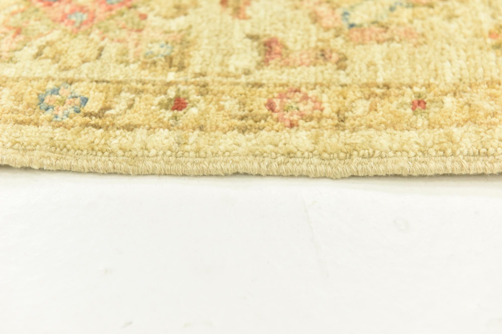2' 8 x 9' 7 Hand Knotted Peshawar Ziegler Runner Rug