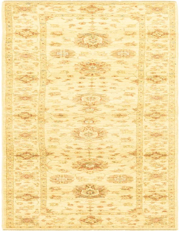 Detail image of 2' 8 x 9' 7 Hand Knotted Peshawar Ziegler Runner Rug