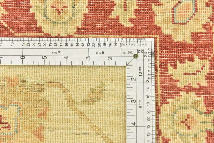 3' x 8' Hand Knotted Peshawar Ziegler Runner Rug