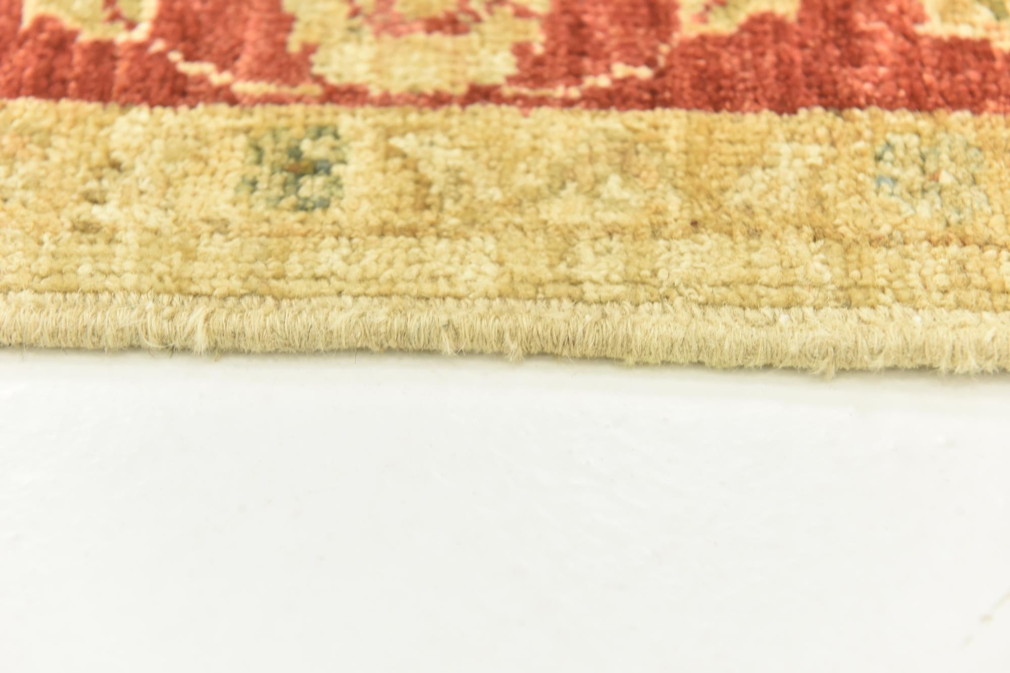 3' x 8' Hand Knotted Peshawar Ziegler Runner Rug
