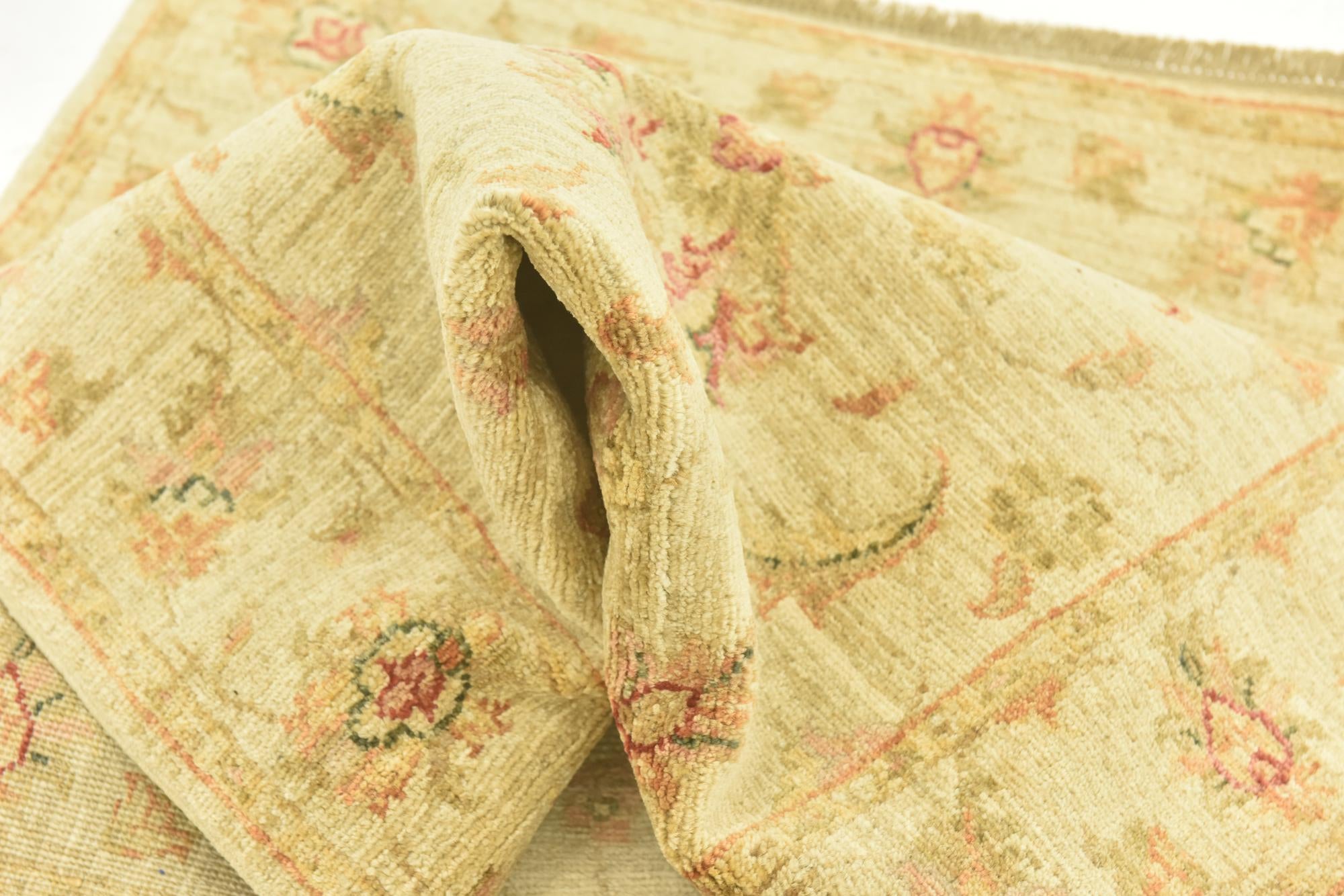 2' 8 x 6' 8 Hand Knotted Peshawar Ziegler Runner Rug